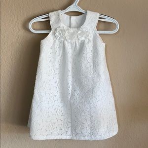 Carter’s White Lace Sleeveless Dress